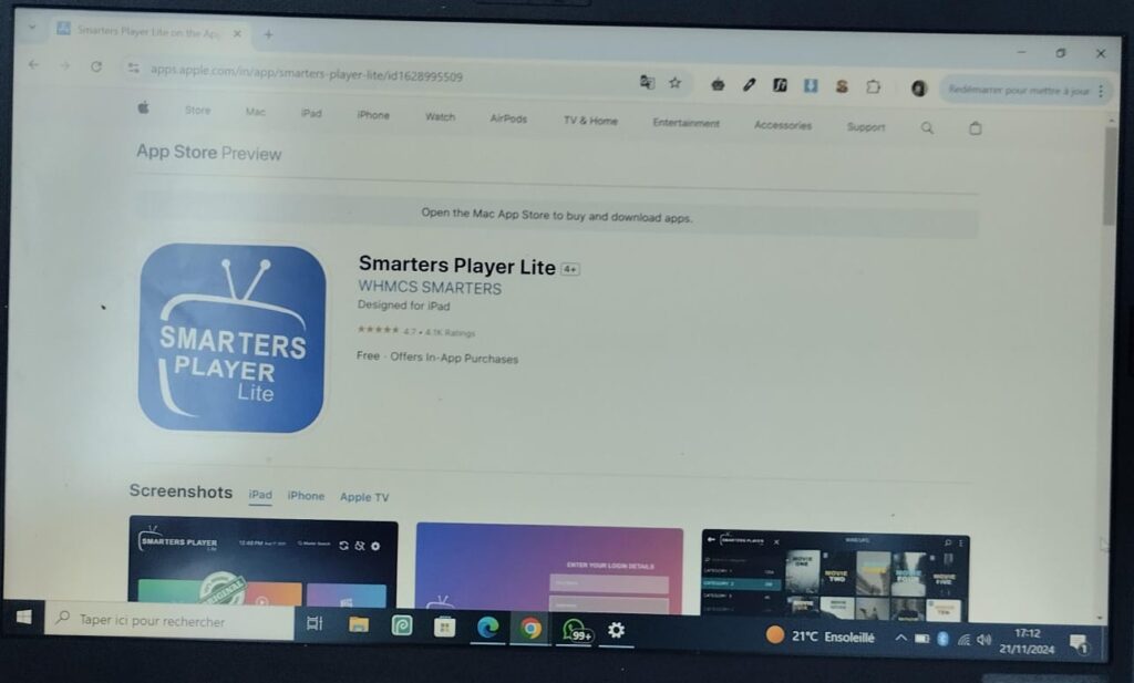 Smarters Player Lite
